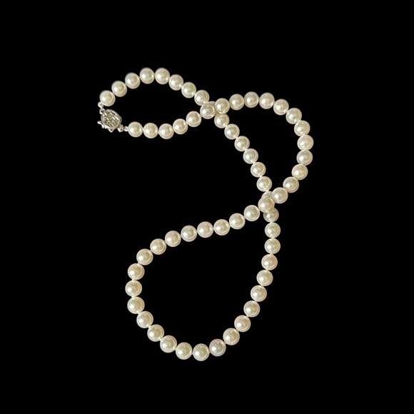 NEW Rio Pearl White South Seas Cultured Pearl Necklace with 14K Gold Clasp - Picture 4 of 11